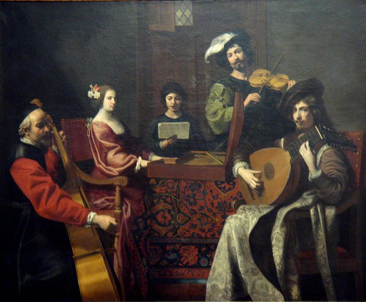 Le Concert 1630 1635 by Nicolas Tournier  Musee du Louvre